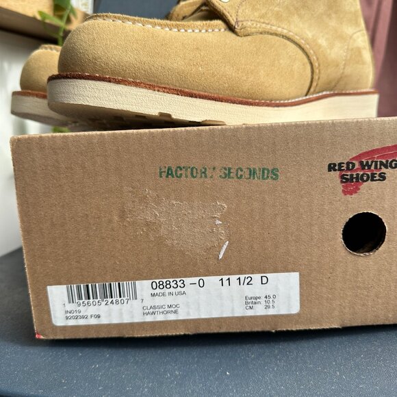 NEW Red Wing Heritage 8833 - Classic Moc Toe Boot - Hawthorne Abilene - 11.5 D - Picture 13 of 13